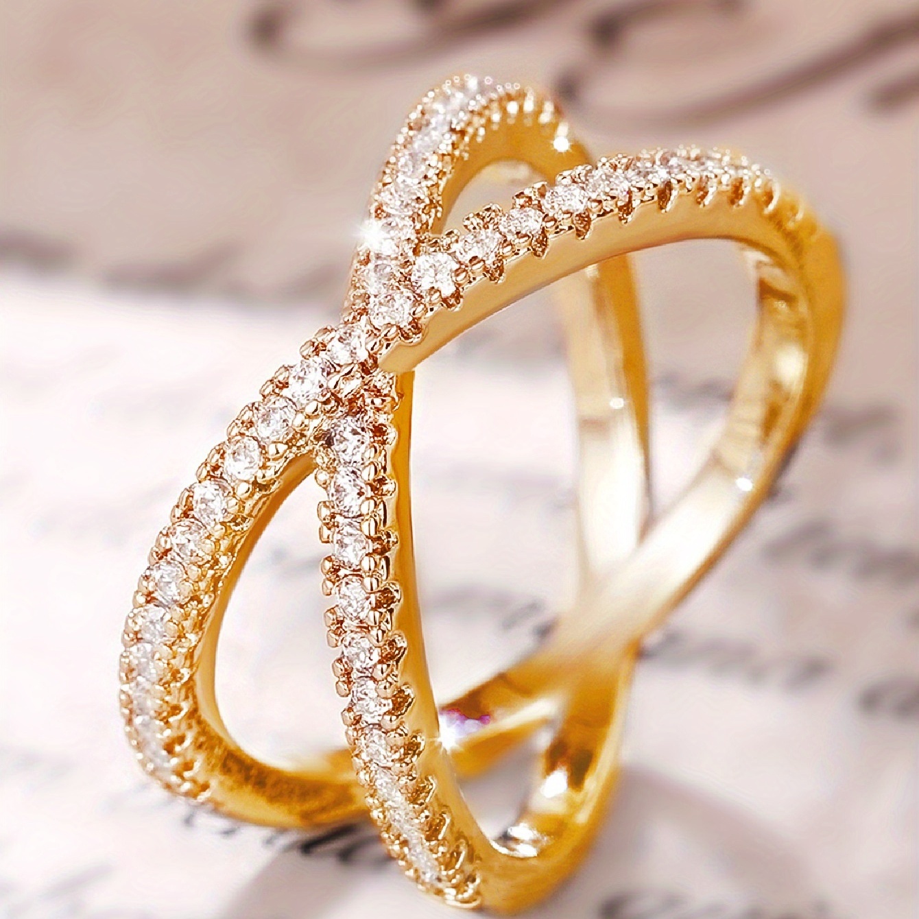 Zirconia Wedding Ring Set for Women Engagement